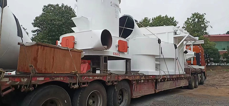 湖南某老板訂購時產(chǎn)十五噸氫氧化鈣生產(chǎn)線貨物到場剪影!